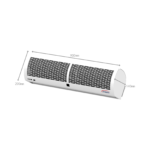 Generalgold Cross-Flow Air Curtain 900mm,FF-CER09,White - Image 3