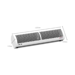 Generalgold Cross-Flow Air Curtain 1000mm,FF-CER10,White - Image 4