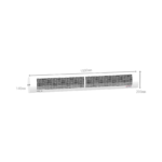 Generalgold Cross-Flow Air Curtain 1500mm,FF-CER15,White - Image 2