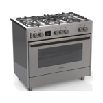 Generalgold 90cm Inox Freestanding Gas Cooker, Includes Double Wok Burner  (Made in Italy), Digital Timer GG5SP-90OD-SPSS - Image 5