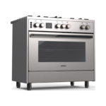 Generalgold 90cm Inox Freestanding Gas Cooker, Includes Double Wok Burner  (Made in Italy), Digital Timer GG5SP-90OD-SPSS - Image 2