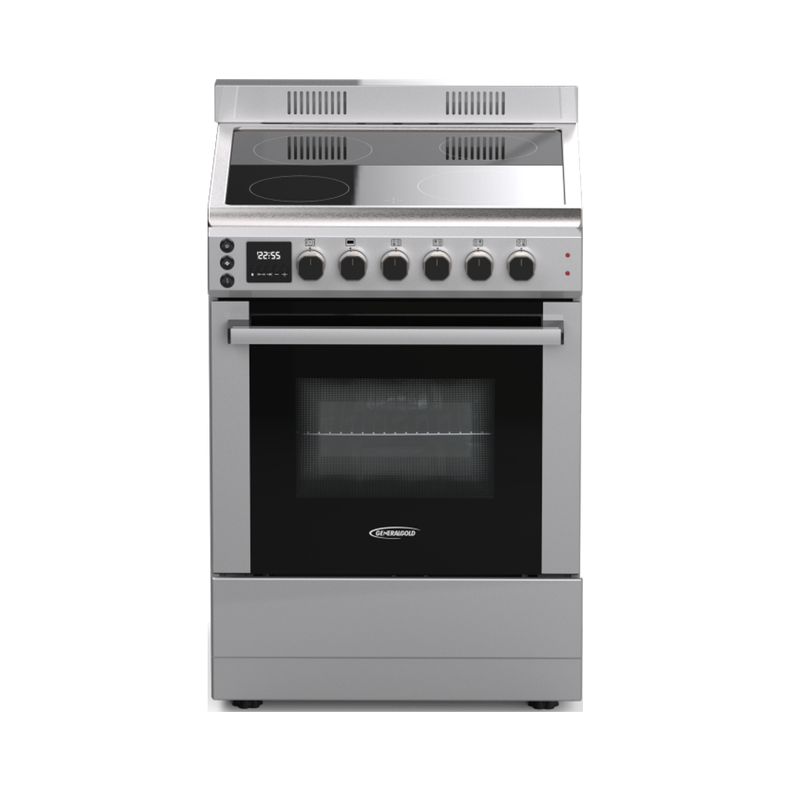 GG6SP60OD-HVVC (2) Generalgold 60cm Freestanding Vitroceramic Cooker, 4 Ceramic Cooking Zones, Digital Timer Control GG6SP60OD-HVVC - Image 1