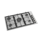 Generalgold 90cm Stainless Steel Built-In Gas Hob, 5 Sabaf Burners (Includes 1 Wok Burner) GGBL221 - Image 2
