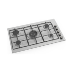 Generalgold 90cm Stainless Steel Built-In Gas Hob, 5 Sabaf Burners (Includes 1 Wok Burner) GGEL012 - Image 2