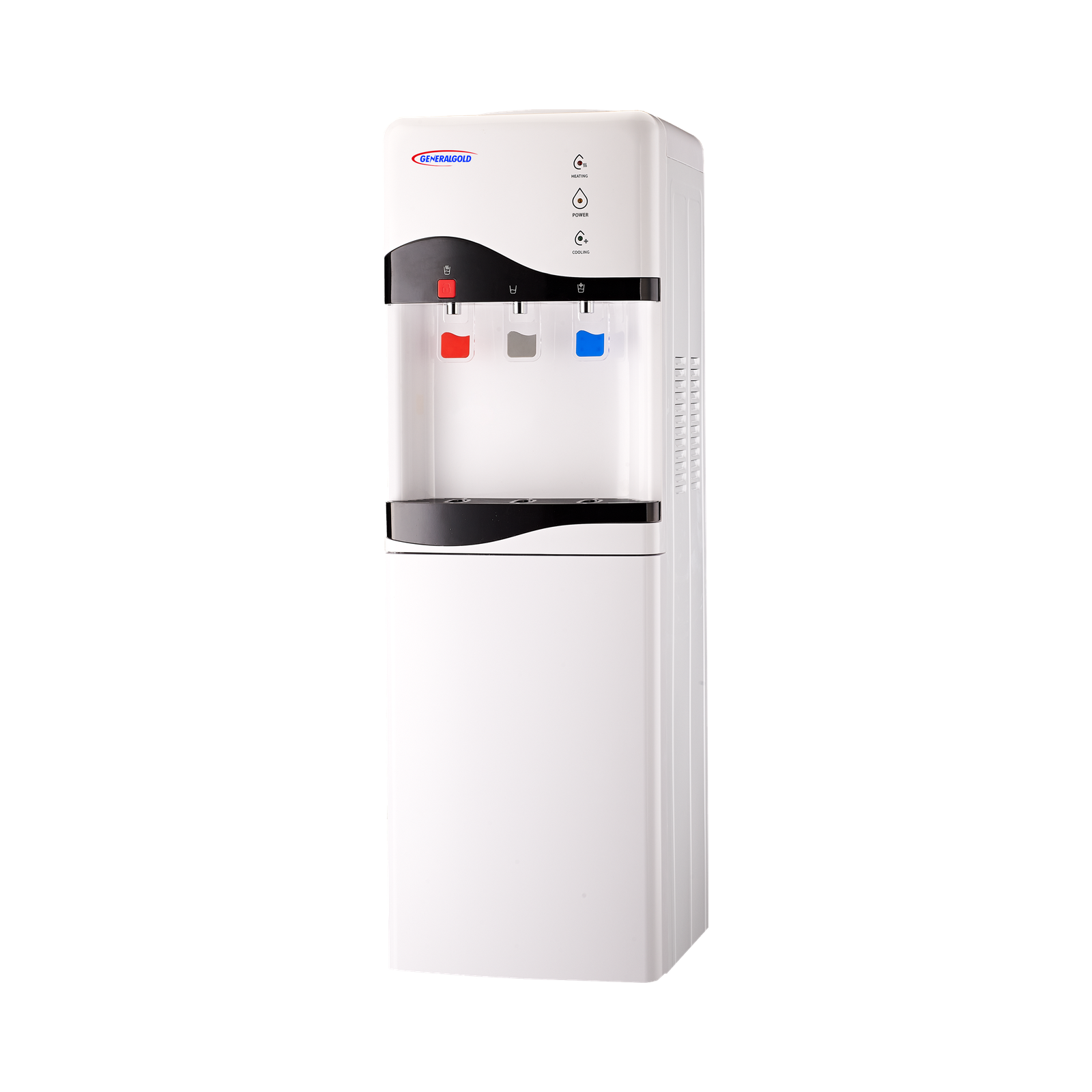 GRF-903W Generalgold Hot, Normal & Cold Water Dispenser with Refrigerator, White GRF-903W - Image 1