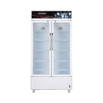 Generalgold Showcase Chiller, White 618ltr, Double Door, GSC618W