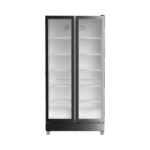 Generalgold Showcase Chiller, Black 650ltr, Double Door, KVC-650