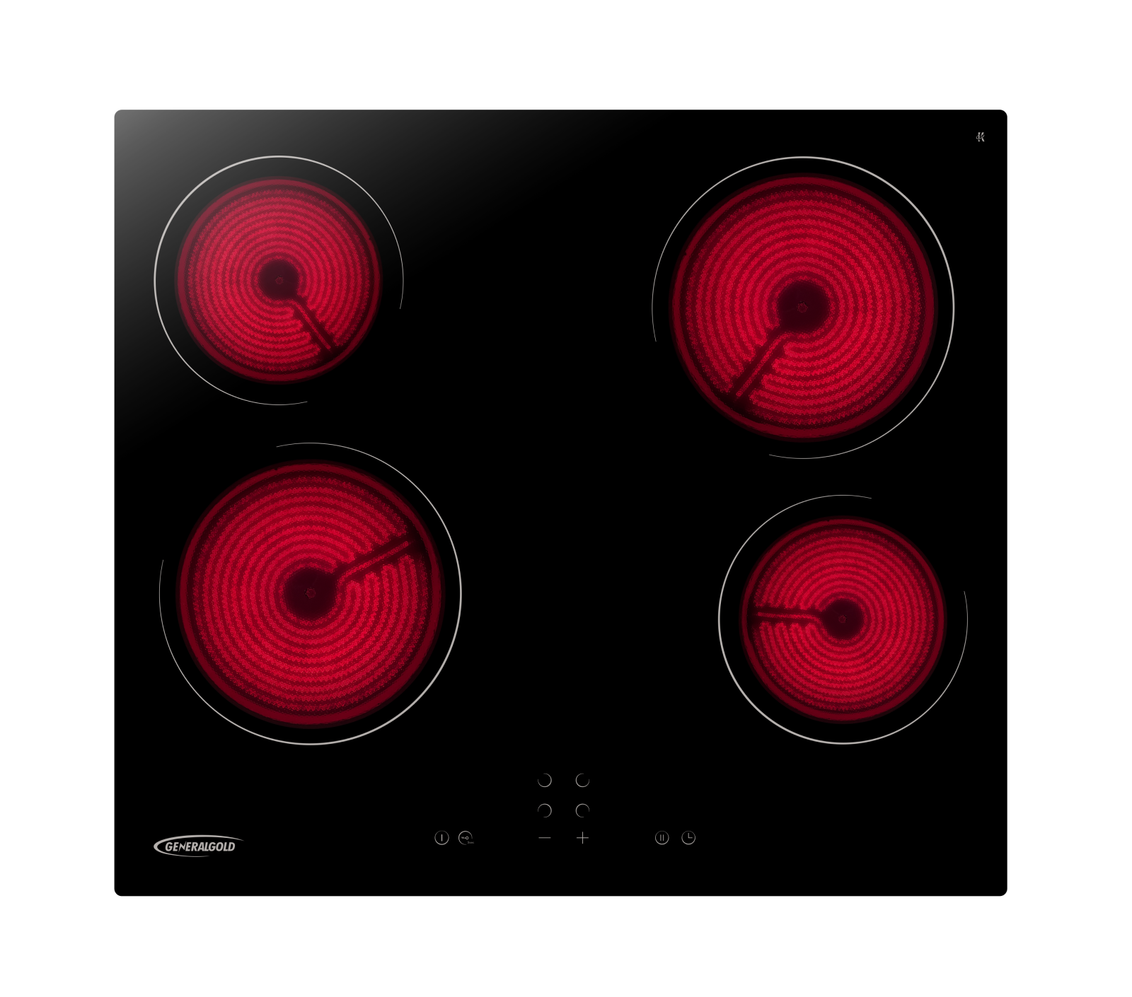 GG-ET60_2 - Copy Generalgold 60cm Black Ceramic Hob, 4 Cooking Zones, Touch Control GG-ET60 - Image 1